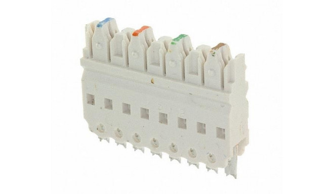 110Connect XC System Connector Block, 4-pair, PCB, 110 punchdown, white