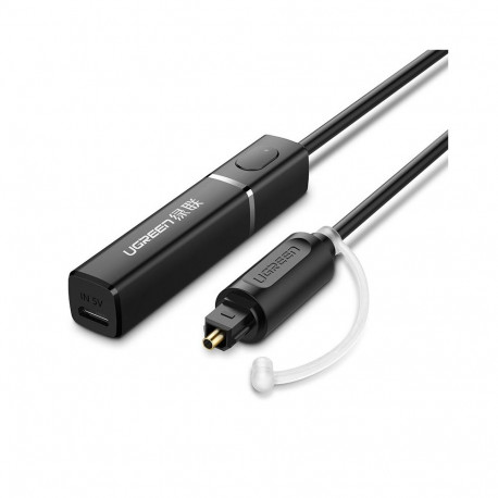 Wireless Bluetooth 5.0 aptX Audio Transmitter with Fiber Optic TOSLINK Plug