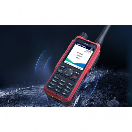 Hytera PT890 Ex ATEX TETRA käsiraadiosaatja 380-475MHz (FV), 1,8W, WiFi, IP68, GNSS, BT, TEA2 krüpte