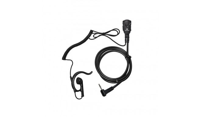 Komunica PWR-PRO-TA288 Ergonomic and Durable Earphone Microphone with Ergonomic Ear-hanger.