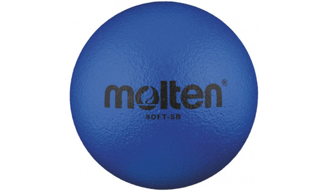 Piłka piankowa Molten 180 mm niebieska SOFT-SB