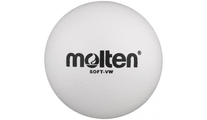 Piłka piankowa Molten 210 mm biała SOFT-VW