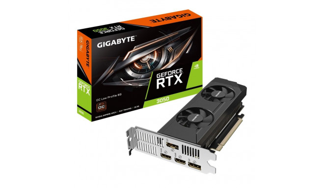 Graphics Card|GIGABYTE|NVIDIA GeForce RTX 3050|6 GB|GDDR6|96 bit|PCIE 4.0 16x|Memory 14000 MHz|GPU 1