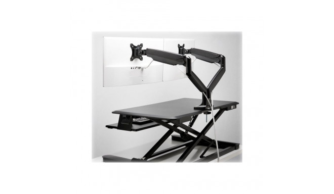 KENSINGTON One-Touch Height Adjustable Dual Monitor Arm - Black