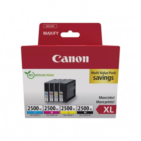 CANON PGI-2500XL tindikassett must/cyaan/magenta/kollane komplekt
