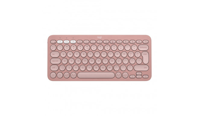 LOGITECH Pebble Keys 2 K380s - tonaalne roosa - (US) INTL - BT - N/A - INTNL-973 - universaalne