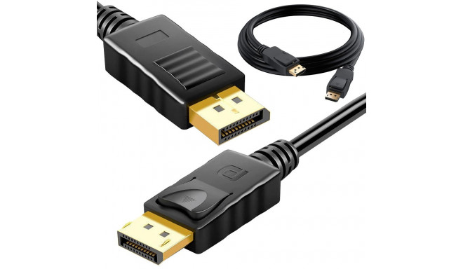 Fusion DisplayPort-DisplayPort videokaabel v1.4 | 8K 30Hz | 4K 120Hz | 2K 144Hz | 1080p 240Hz 2M mus