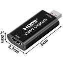 Fusion video signal converter USB to HDMI black