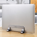 Ugreen alumiiniumist vertikaalne tugi sülearvuti tahvelarvuti hõbedane (LP258)