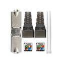 RJ45 toolless STP plug CAT6, JACK PIN
