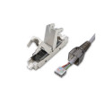 RJ45 toolless STP plug CAT6, JACK PIN