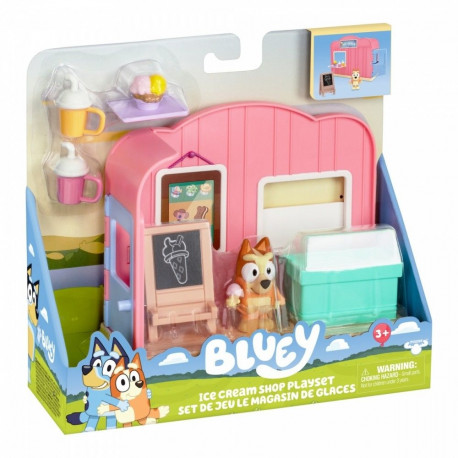 Figures set Mini Bluey Ice cream shop