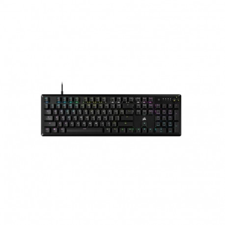 The Corsair K70 Core RGB Optical-Mechanical Gaming Keyboard (Black) is a high-perfo
