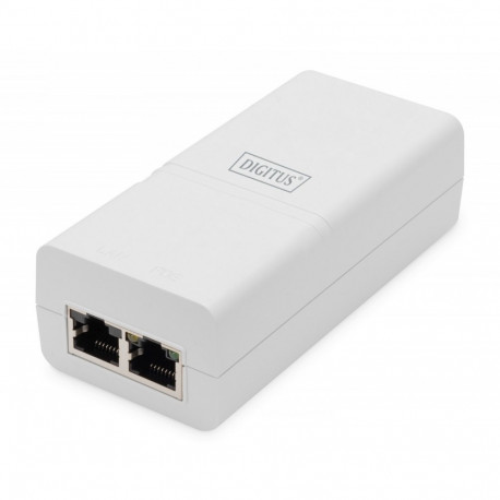 The DIGITUS DN-95132 is a Gigabit PoE+ (Power over Ethernet) Injector designed to p