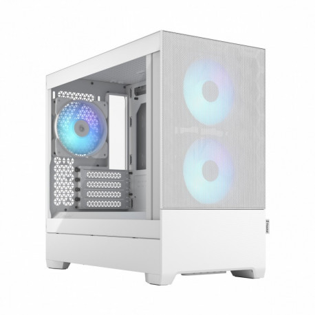 The Fractal Design Pop Mini Air RGB White is a compact, high-airflow Micro-ATX case