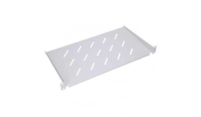 Shelf 1U for hanging cabinets grey 25 cm