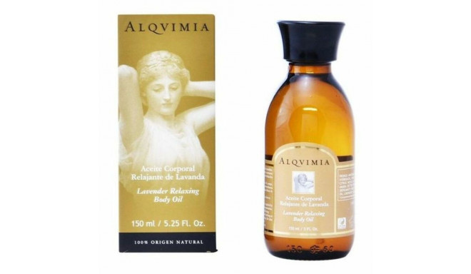 Relaxing Body Oil Lavender Oil Alqvimia (150 ml)