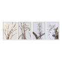 Maal DKD Home Decor Kristall Kask 55 x 70 x 2,5 cm 55 x 2,5 x 70 cm Kwiaty (4 Tükid, osad)