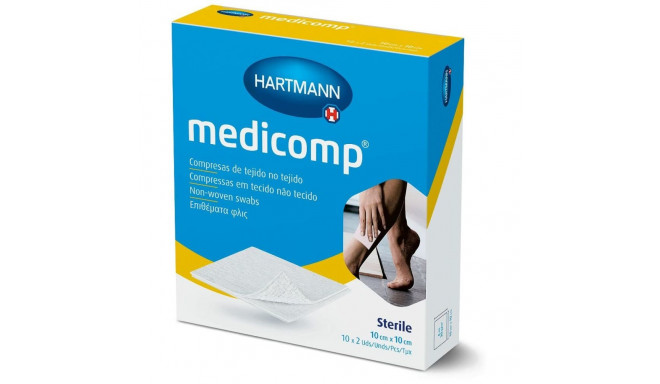 Sterilized Gauze Hartmann Medicomp 10 x 10 cm 20 Units