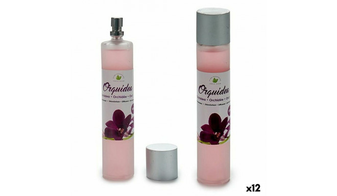 Air Freshener Spray Orchid Plastic Glass (100 ml) (12 Units)