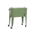 Переносной Холодильник DKD Home Decor 74 x 43 x 80 cm Сталь Зеленый полипропилен 56 L
