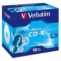CD-R Verbatim Music 10 Units 80' 700 MB 16x (10 Units)