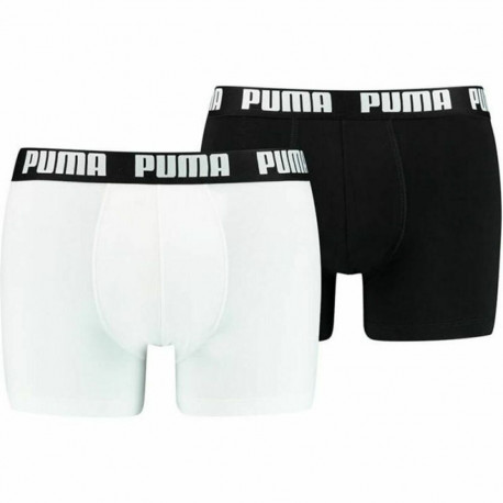 Men's Boxer Shorts Puma Basic Black White - S