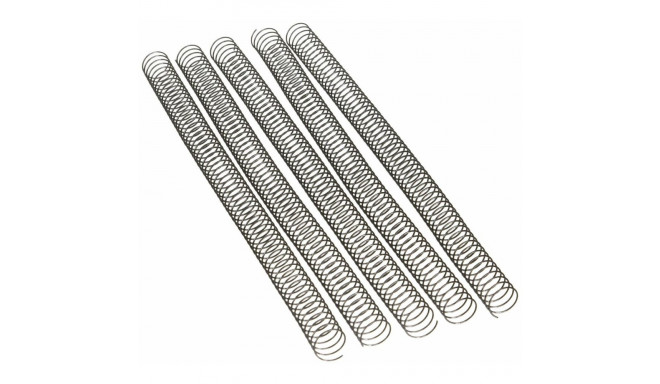 Binding Spirals Fellowes 25 Units Black Metal Ø 14 mm