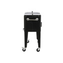 Переносной Холодильник DKD Home Decor 74 x 43 x 83 cm Чёрный Сталь Алюминий полипропилен 56 L