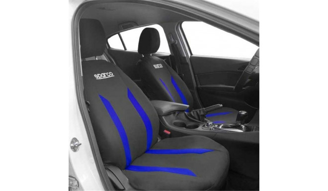 Car Seat Covers Sparco Sabbia Black/Blue