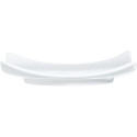 Plate set Arcoroc Appetizer Squared Ceramic White 9,5 cm (6 Units)
