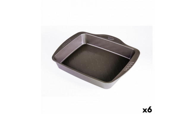 Ahjuvorm Pyrex Asimetria Ristkülikukujuline Metall 6 Ühikut 40 x 31 cm