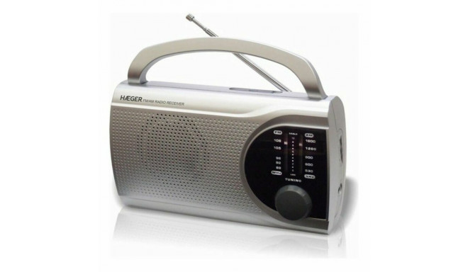 Radio AM/FM Haeger PR-BIB.004B Pelēks