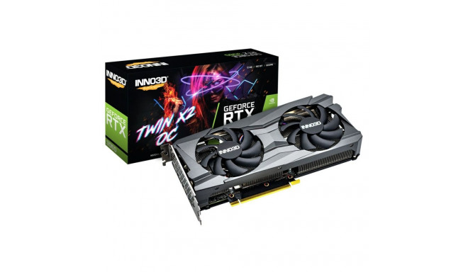 Graafikakaart INNO3D TWIN X2 OC GeForce RTX 3060 GDDR6 12 GB