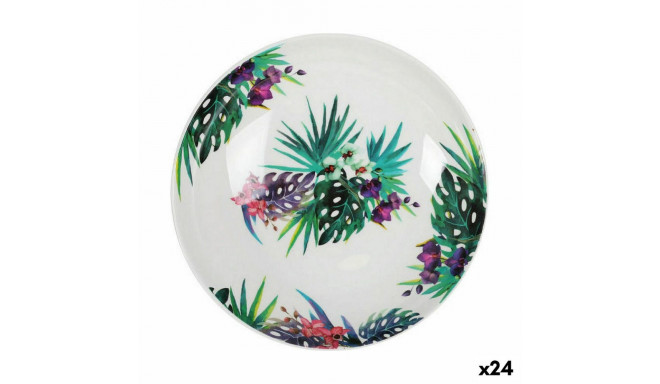 Deep Plate La Mediterránea TROPIC 21 x 5,3 cm (24 Units)