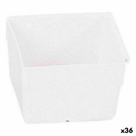 Универсальная коробка модульная Белый 8 x 8 x 5,3 cm (36 штук)