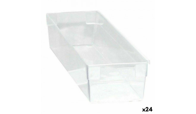 Multi-use Box Modular Transparent 22,5 x 8 x 5,3 cm (24 Units)