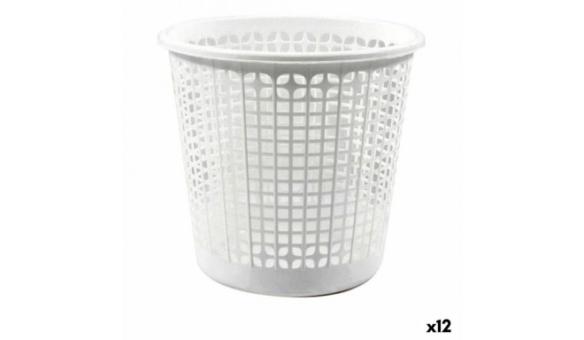 prügikast Dem Office Valge (12 Ühikut) (ø 27 x 25,5 cm)