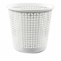 Atkritumu tvertne Dem Office Balts 27 x 27 x 25 cm (12 gb.) (ø 27 x 25,5 cm)