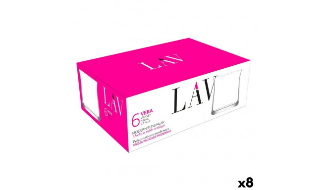 Set of glasses LAV Vera 360 ml 6 Pieces (8 Units)