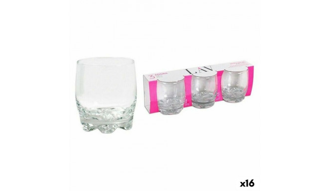 Set of glasses LAV Adora 290 ml 3 Pieces (16 Units)