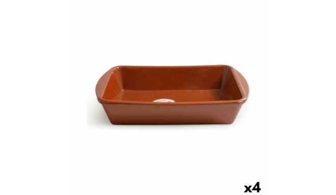 Serveerimisvaagen Azofra Terrakota Ristkülikukujuline 29 x 20 x 6 cm (4 Ühikut)