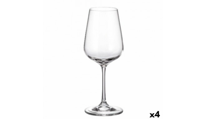 Topside komplekt Bohemia Crystal Sira 360 ml Valge 6 Tükid, osad 6 x 8 x 22 cm (6 Ühikut) (4 Ühikut)