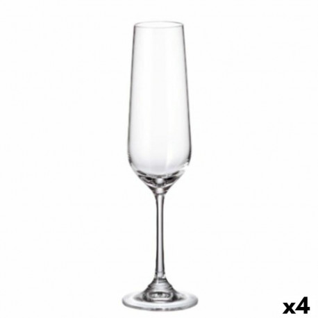 Бокал для шампанского Bohemia Crystal Sira 200 ml champagne 6 Предметы (6 штук) (4 штук)