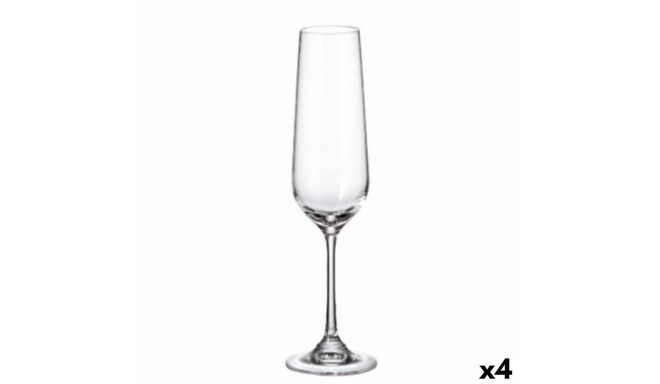 Champagne glass Bohemia Crystal Sira 200 ml champagne 6 Pieces (6 Units) (4 Units)