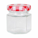 Transparent Glass Jar Mediterraneo Glass 45 ml (96 Units)