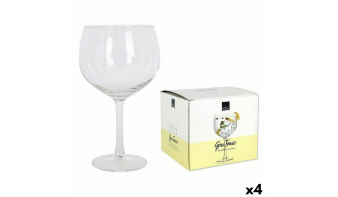 Set of Gin and Tonic cups Bohemia Crystal Cocktails Crystal 4 Pieces (4 Units) (700 cc)