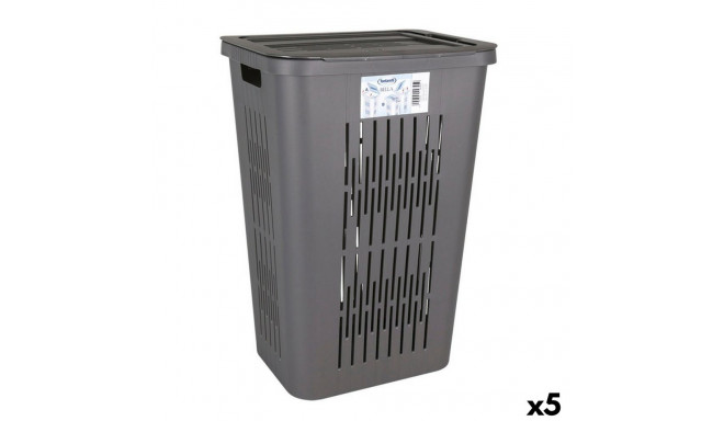 Veļas grozs Inde Bella 60 L Grafīts 40,5 x 33 x 59 cm (5 gb.)