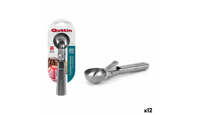 Jäätiselusikas Quttin 62955 Roostevaba teras Hõbedane 18 x 5 x 4 cm (12 Ühikut)
