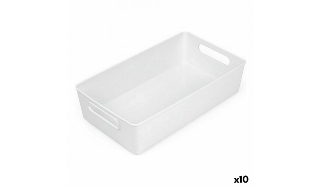 Daudzfunkcionāls grozs Confortime Balts 38 x 22 x 9,5 cm (10 gb.)